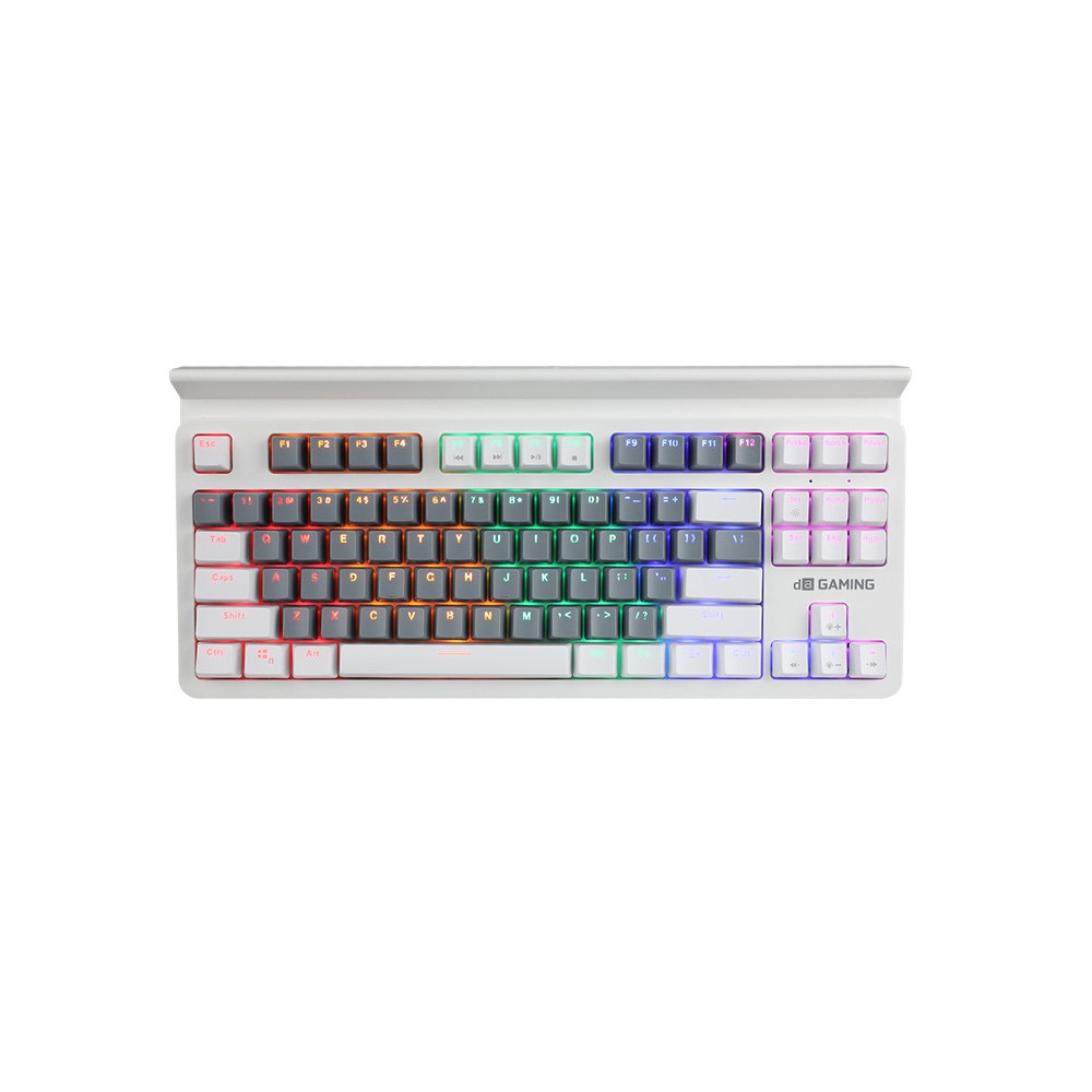 DIGITAL ALLIANCE KEYBOARD GAMING MECA FIGHTER ICE GREY WHITE BROWN RED