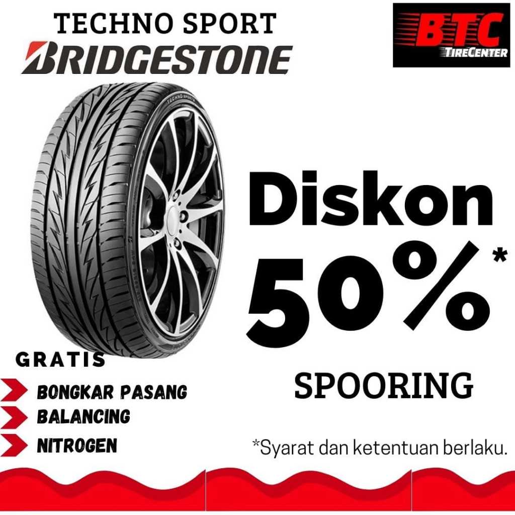 BAN MOBIL BRIDGESTONE TECHNO SPORT 195/50 R16