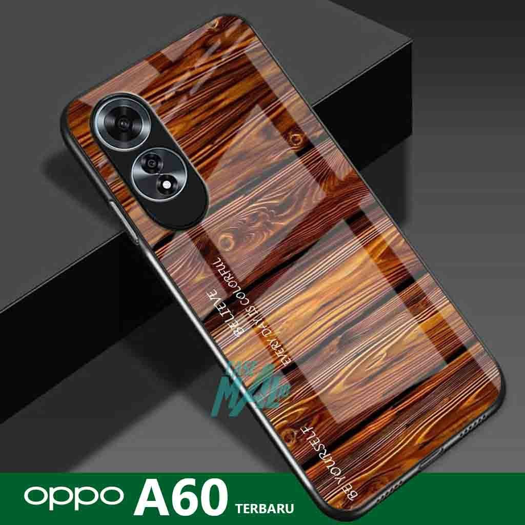(H55) Softcase Kaca Oppo A60 Terbaru - Case hp Oppo A60 Terbaru