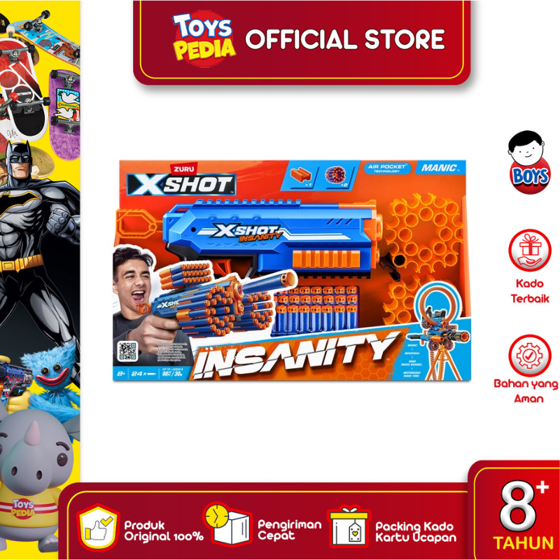 Mainan Blaster XSHOT Insanity Series 1 Manic