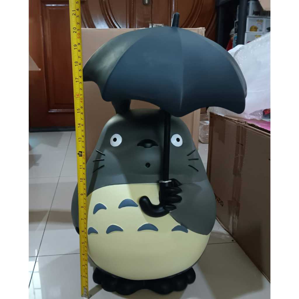 Celengan Totoro Payung Studio Ghibli Coin Bank - Celengan Premium Totoro Super Jumbo