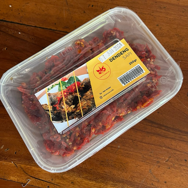 

Sabanasero Masakan Dendeng Sapi 1Box 250gr