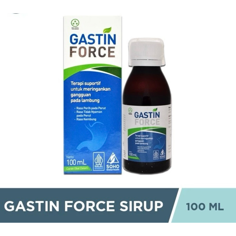 GASTIN FORCE SIRUP 100 ML ( Obat herbal untuk lambung )