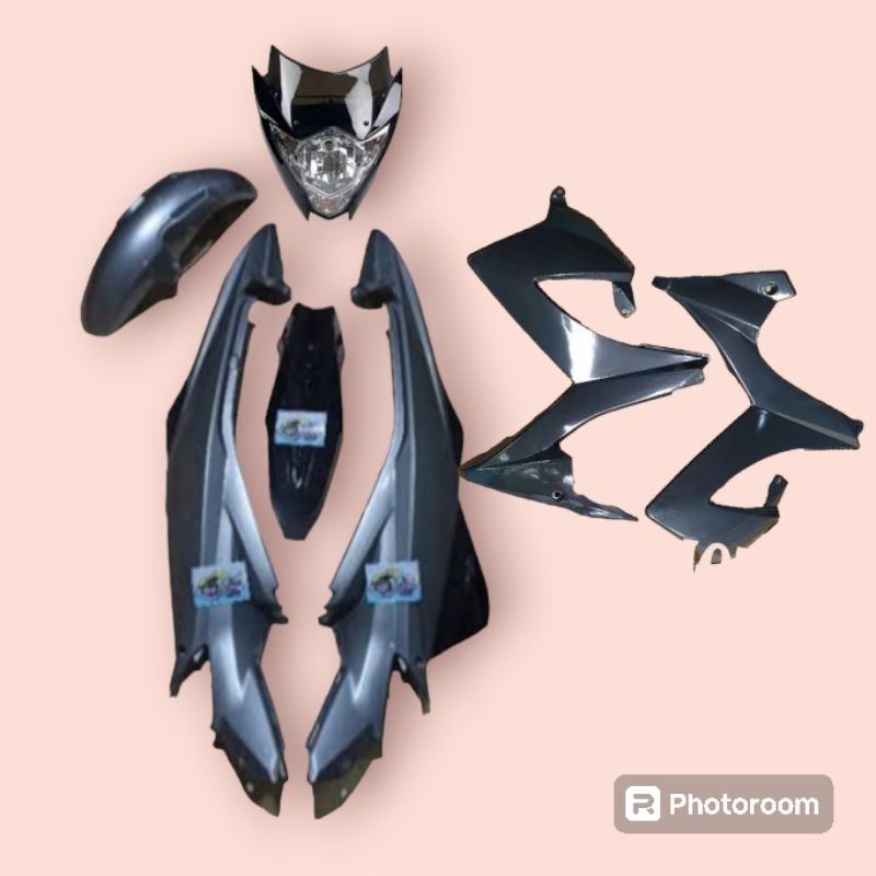 Body Halus Satria Fu Facelift Abu Abu Grey