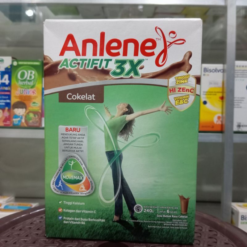 

Anlene Actifit 3x Coklat 240g