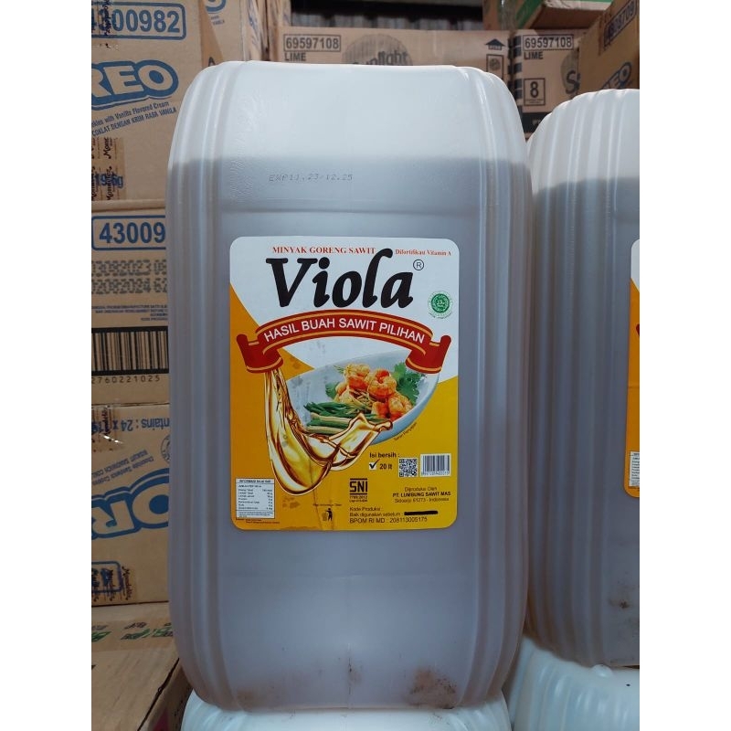 

MINYAK VIOLA 20LITER JERNIH