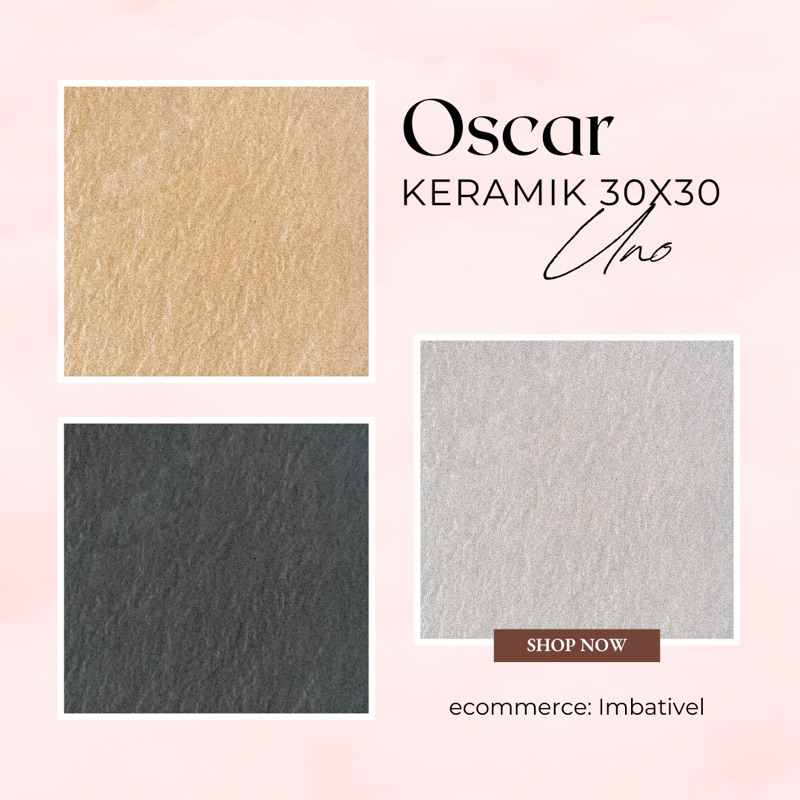 Keramik Lantai 30x30 Asia Tile Oscar - Lantai Garasi / Lantai Kamar Mandi / Permukaan Kasar
