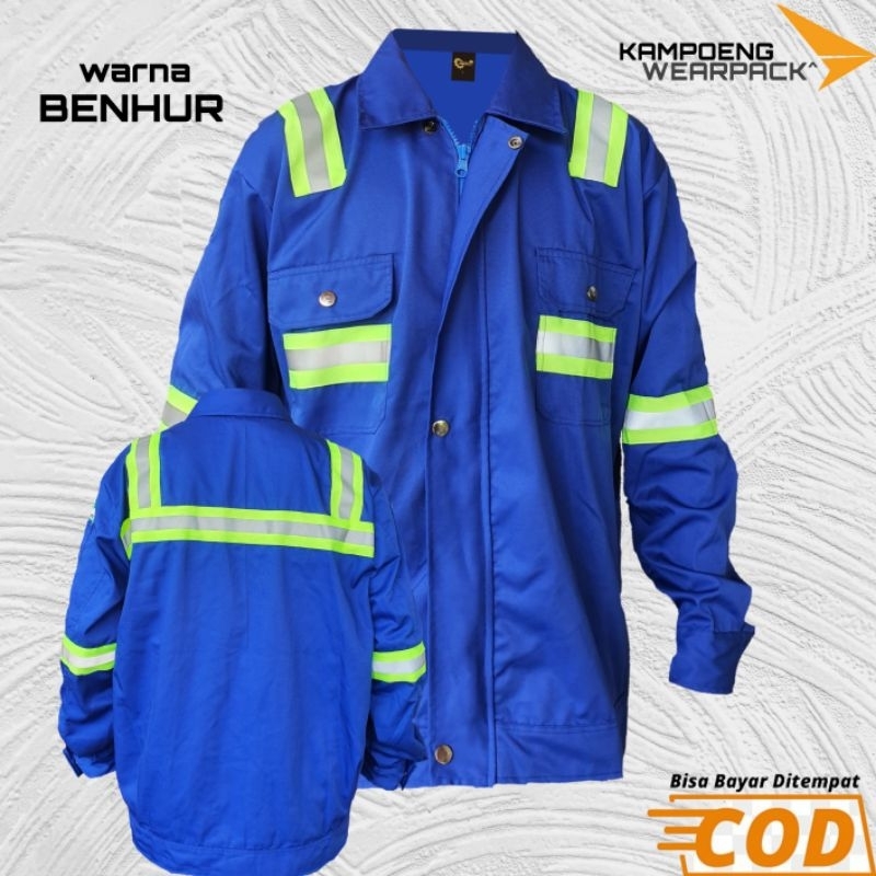 Baju Proyek / Pakaian Kerja / Wearpack Safty APD K3 | Wearpack Atasan | Semi jaket