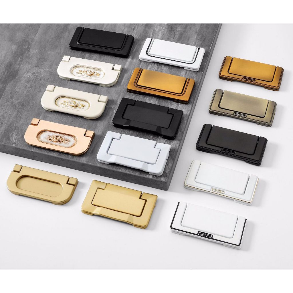 Tarikan Laci Aluminium Kotak Persegi / Handle Laci Serbaguna Aluminium / Tarikan Pintu Lemari Minima