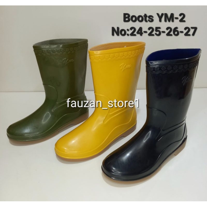 Sepatu Boots Pendek Sepatu Boot Hujan Yumeida YM-2