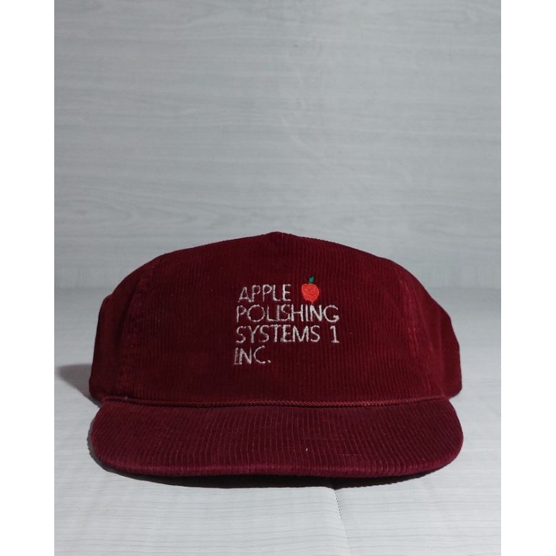 Topi vintage corduroy apple