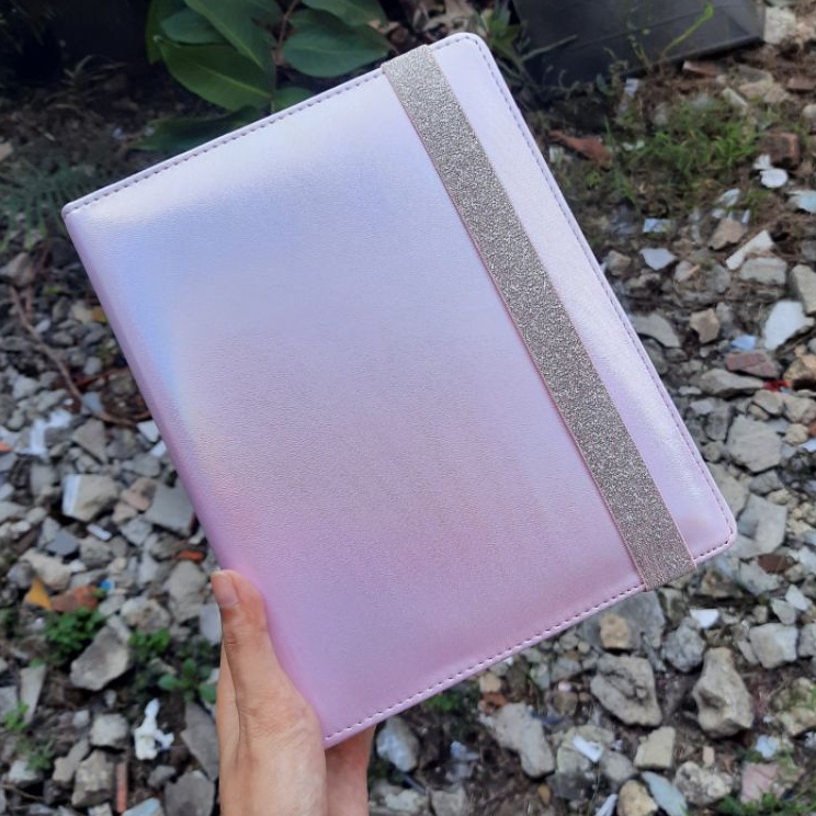 

Ready Stock Binder Hologram Pastel Premium Strap A5 2ring B5 26ring