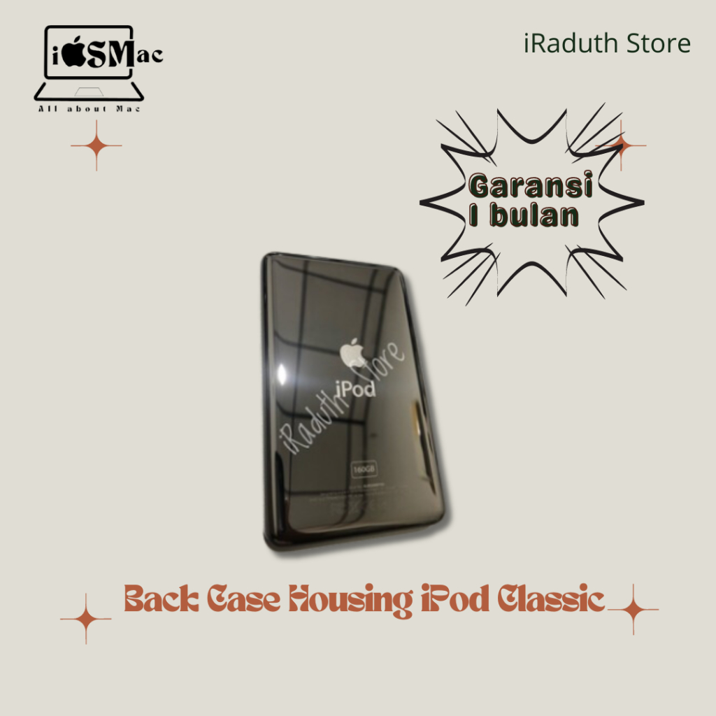 Back Case Housing iPod Classic