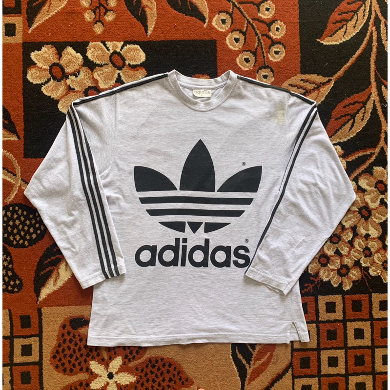 kaos adidas trefoil big logo second