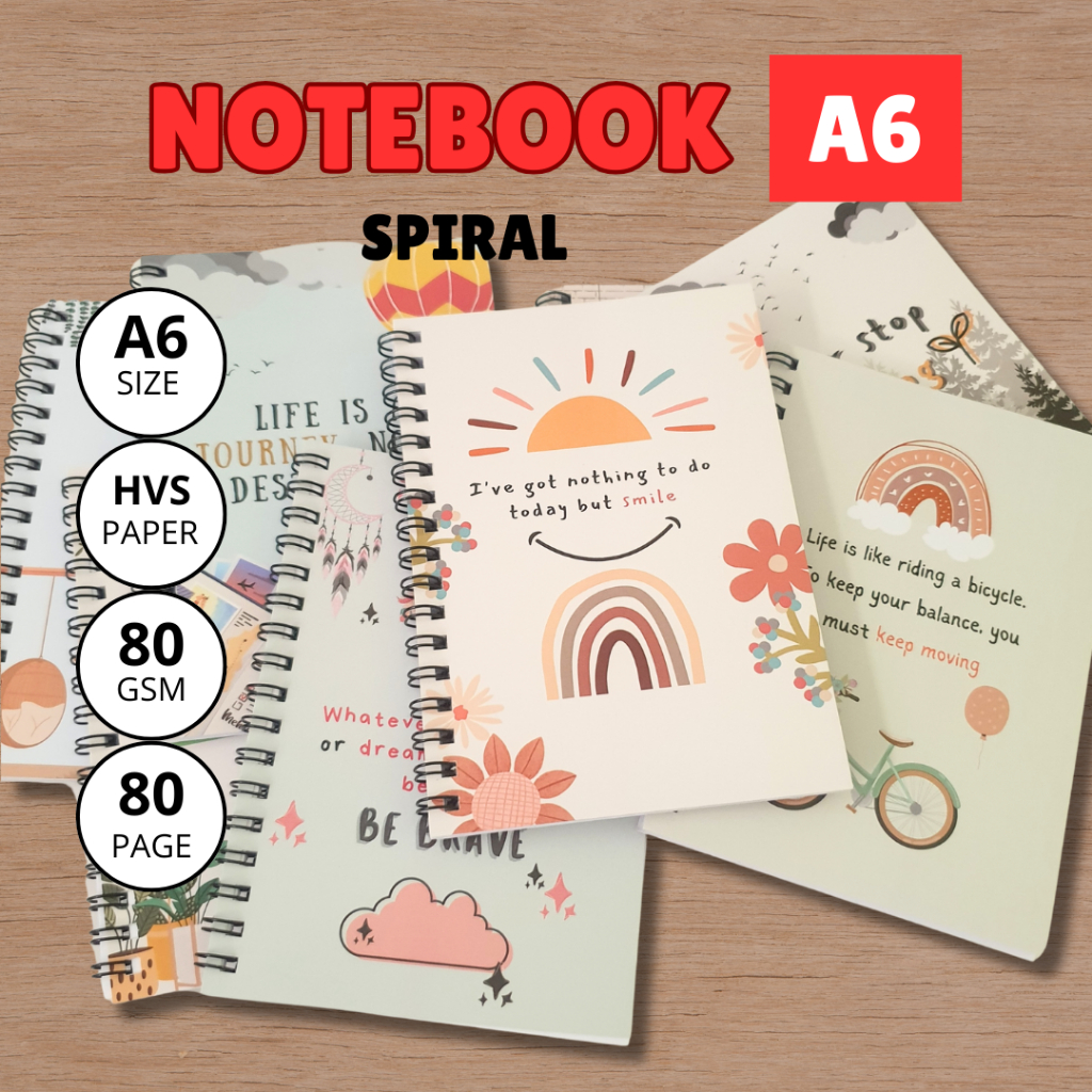 

NOTEBOOK A6 [01] | NOTEPAD | JOURNAL | AESTHETIC