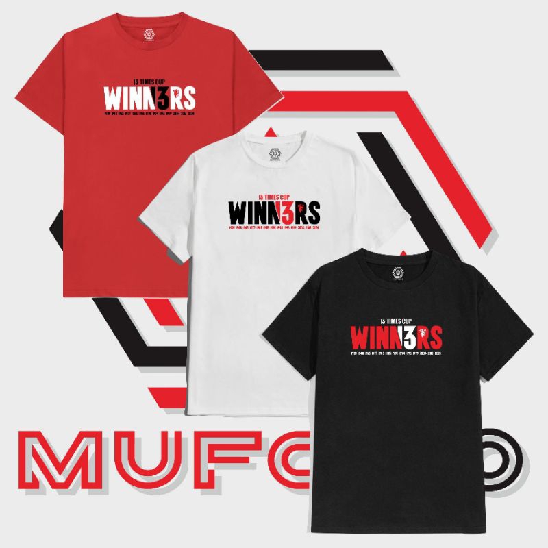 Tshirt MU Manchester United FA Cup Winners Simple