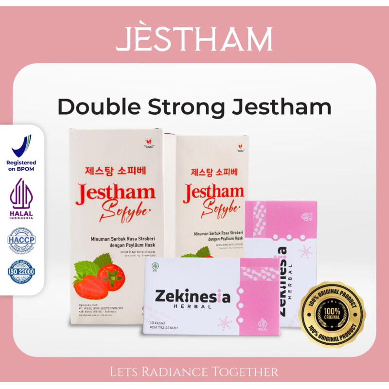 Jestham Paket Double Strng Powder Drink