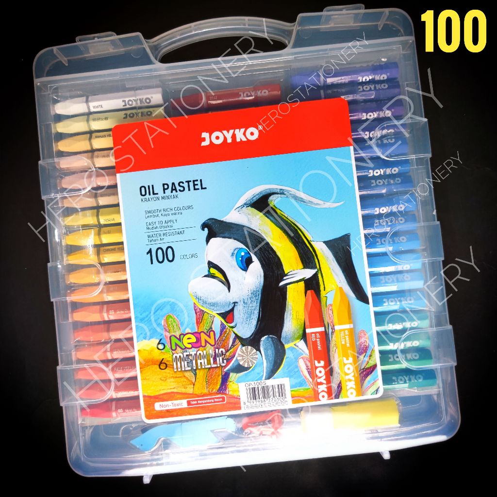 

Krayon joyko oil pastel crayon 100 warna OP-100S