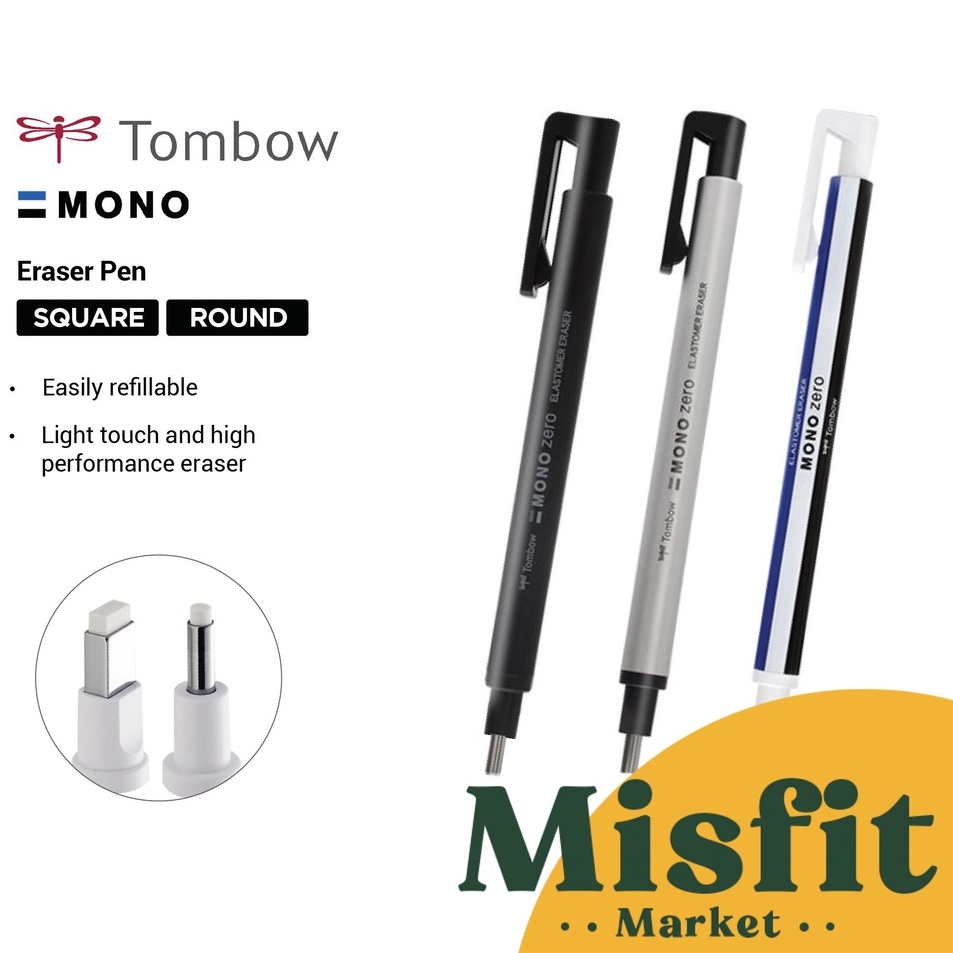 

Terdepan Tombow Mono Zero Eraser Pencil Penghapus Pensil Elastis