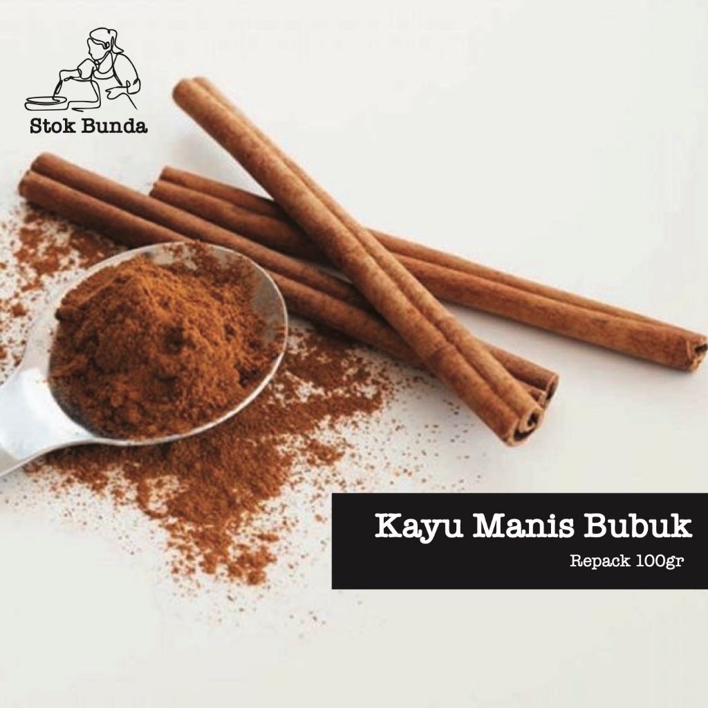 

Cinnamon Powder / Kayu Manis Bubuk Repack kemasan 100gr