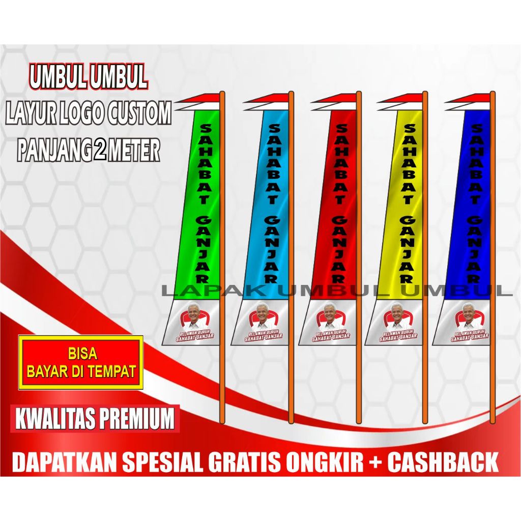 umbul umbul layur custom umbul umbul custom /bendera custom