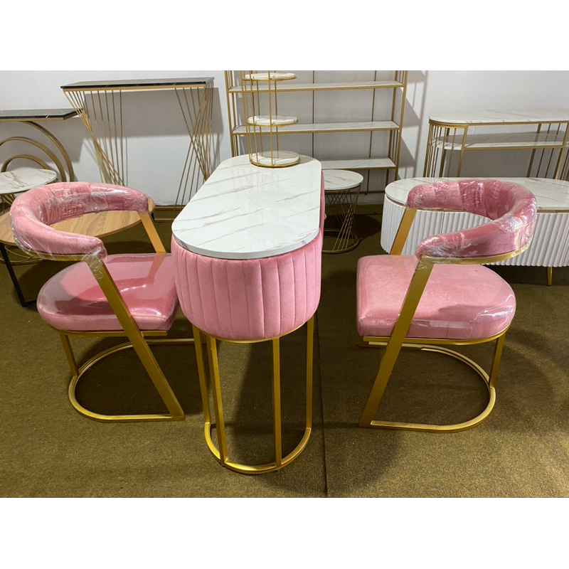 Meja Kursi Nail Art Minimalis Berkualitas Meja Studio Salon Murah