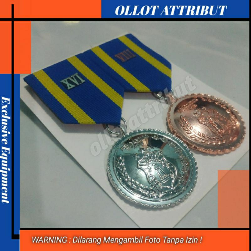 SATYA LENCANA PDU POLRI 16 8 TAHUN | MENDALI 16 8 TAHUN POLRI