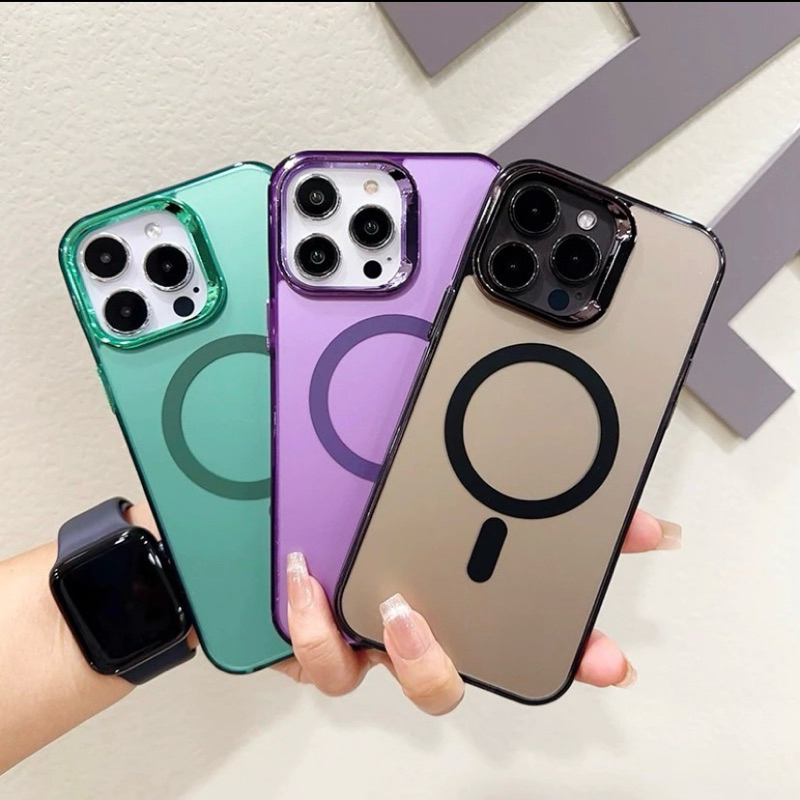 CASE MAGHSAFE PREMIUM MATTE HYBIRD COLOURFUL COMBINATION MAGNETIC FOR IPHONE X/Xs XR 11 11Pro 11Prom