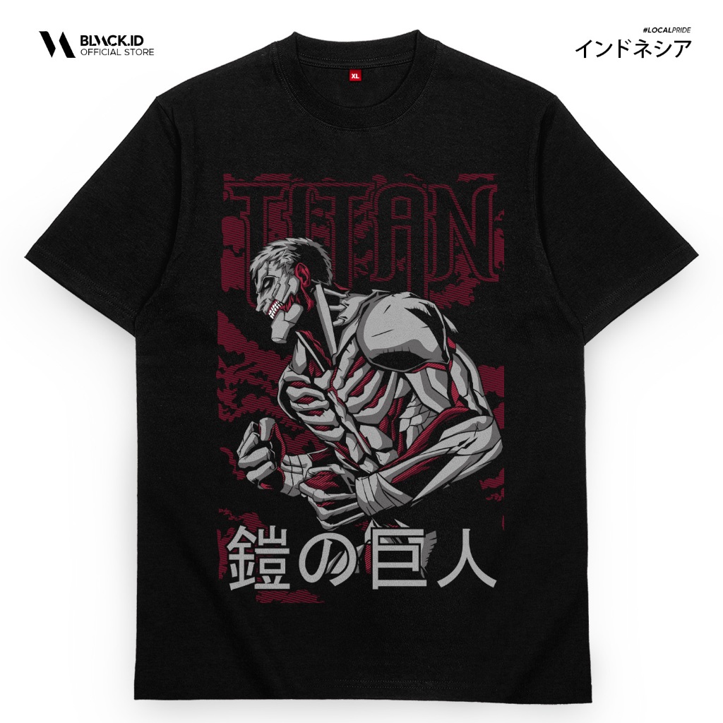 BLVCK.ID Kaos Anime Attack On Titan Reiner Armor Titan