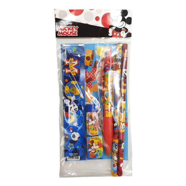 

Pasti Murah Stationery Set Set Alat Tulis Sekolah 6 in 1 Karakter Princess Mickey Dino Unicorn Frozen