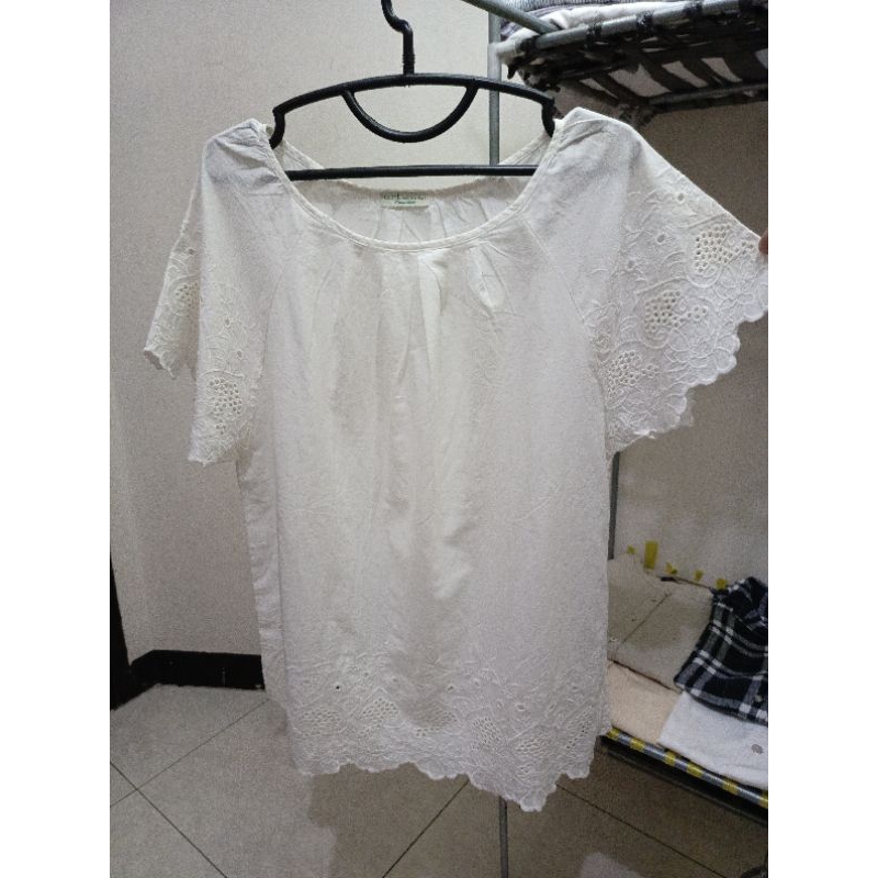 Baju Bumi Katbol Cewe Putih