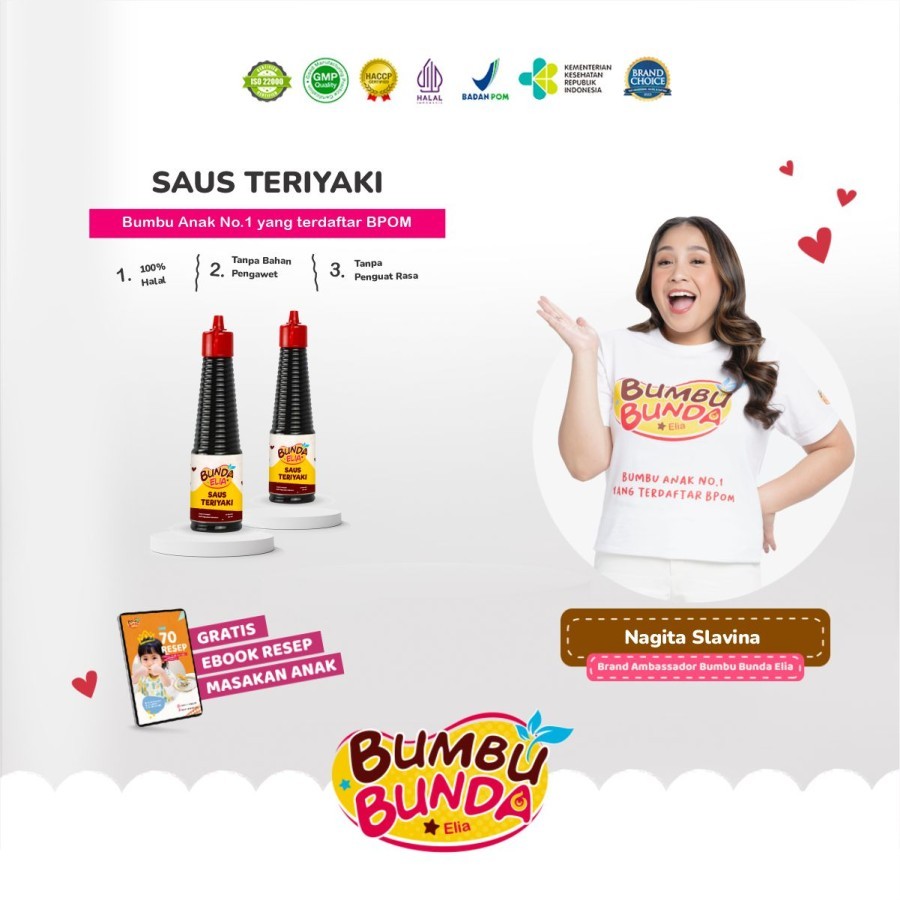 

Bumbu Bunda Elia Saus Teriyaki Non MSG Non Pengawet