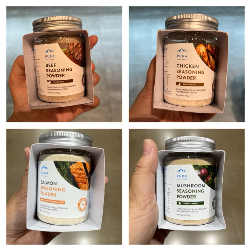 

PURA Seasoning Powder Bumbu Kaldu 100gr - Kaldu Asli 100% Alami