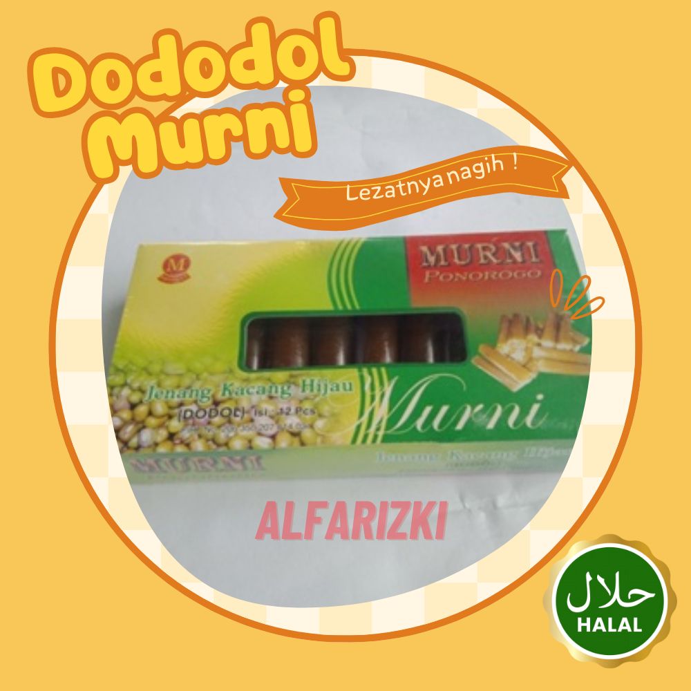 

(DIKIRIM DARI JATIM) JENANG DODOL MURNI KACANG HIJAU KHAS PONOROGO