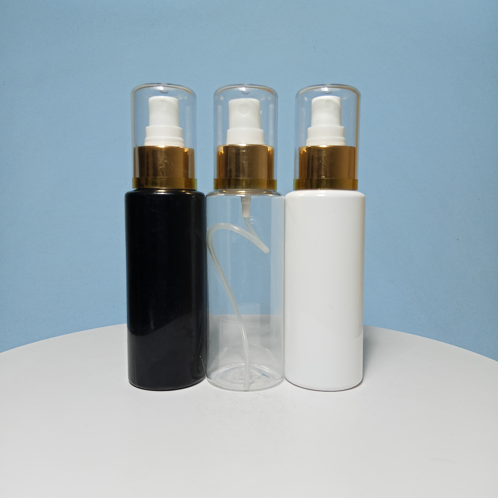 Botol Spray RF 100ml / Tutup Spray Gold Fullcap