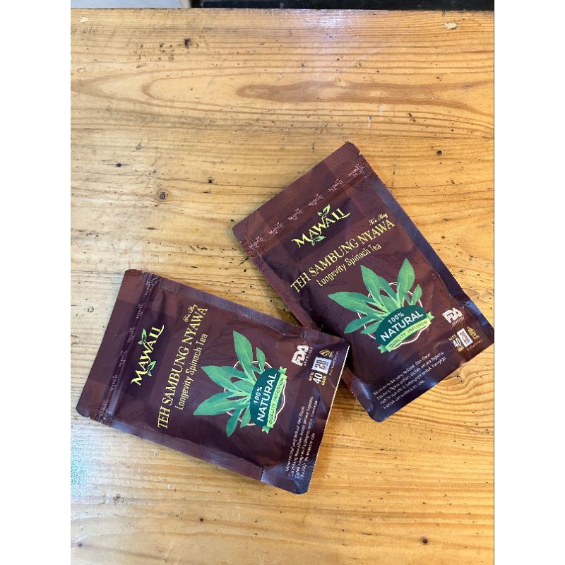 

PAKET 3 BUNGKUS MINUMAN KESEHATAN TEH HERBAL SAMBUNG NYAWA BPOM