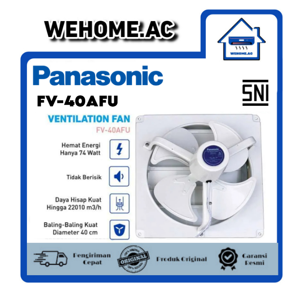 Exhaust Fan Panasonic FV40AFU Hexos Plafon Kipas Angin Dapur 16 inch