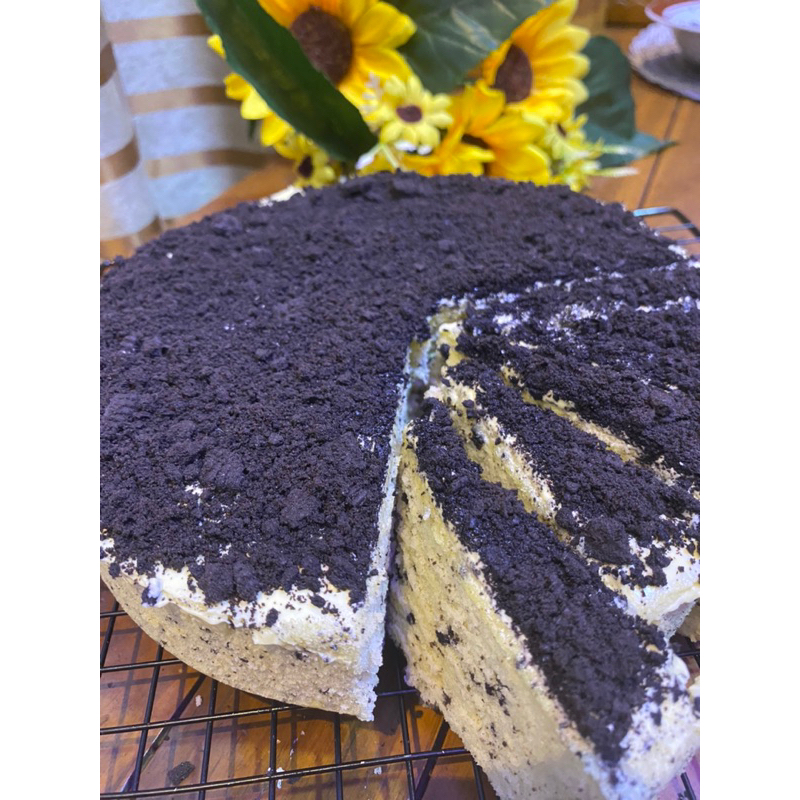 

Bolu susu Oreo ukuran loyang 20