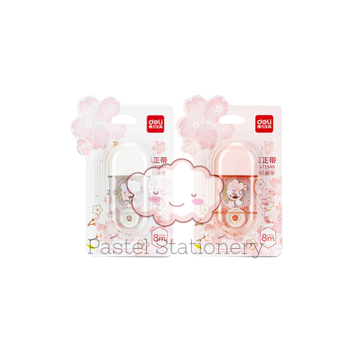 

Correction Tape Tip X Motif Sakura - Tip Ex Kertas Roll Deli 71540