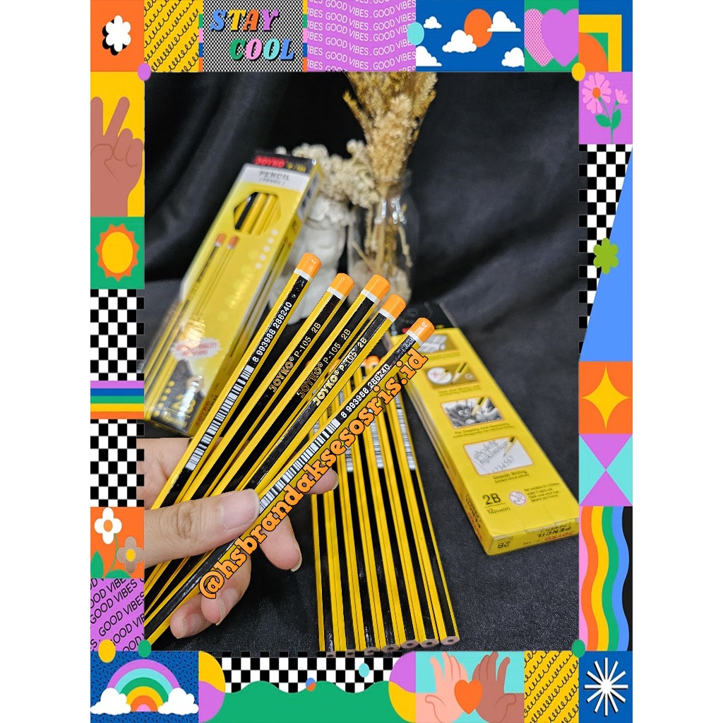 

PENSIL JOYKO 2B P-101 & P-105 HEXAGONAL / PENSIL JOYKO MOTIF HEWAN / JOYKO ANIMAL PENCIL / JYP578510