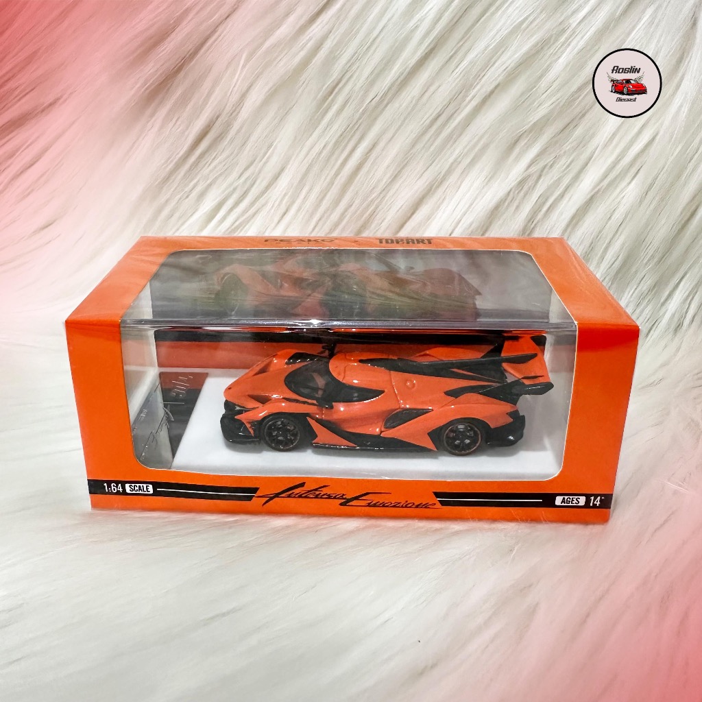 Diecast TPC 1:64 IE Apollo Orange PEAKO TOPART