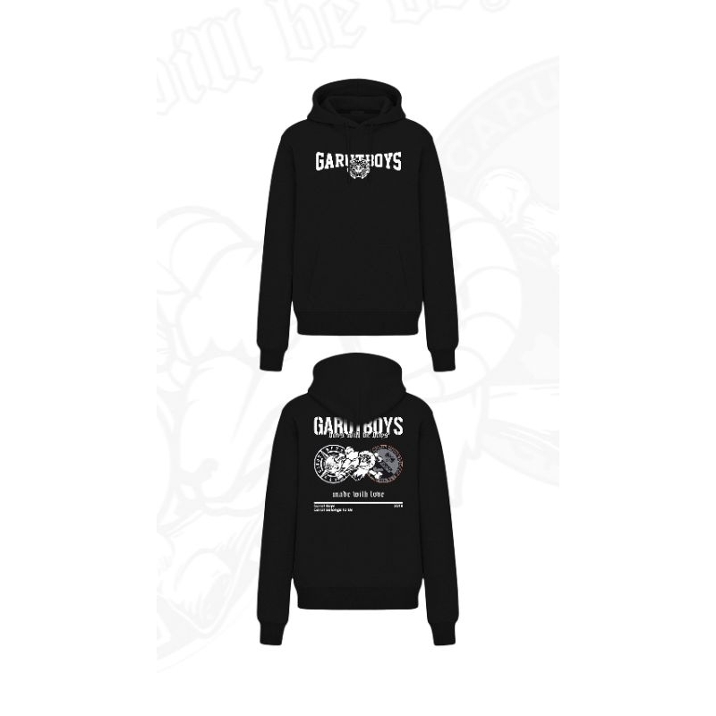 HOODIE GARUT BOYS 3 LOGO