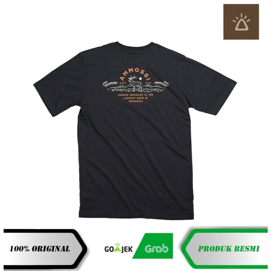 T-shirt Ammossi Deer - Dark Grey