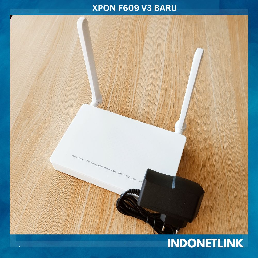 ONT XPON F609 V3 Dengan Adaptor