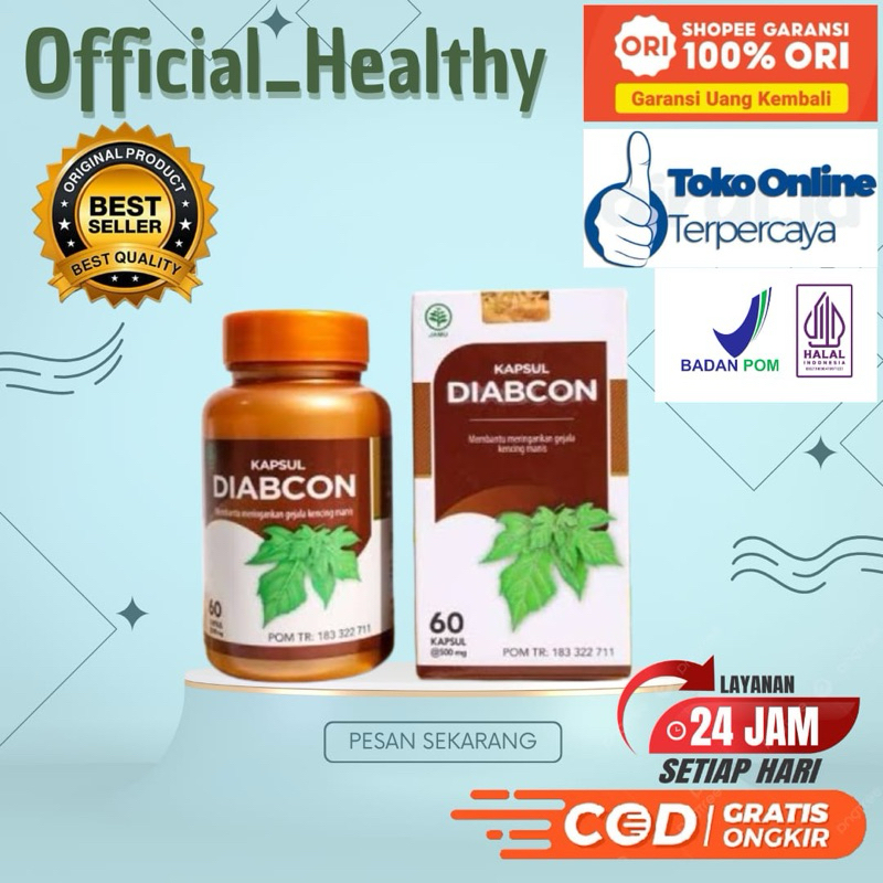 

DIABCON ASLI HERBAL UNTUK MENGATASI DIABETES DAN KADAR GULA TINGGI