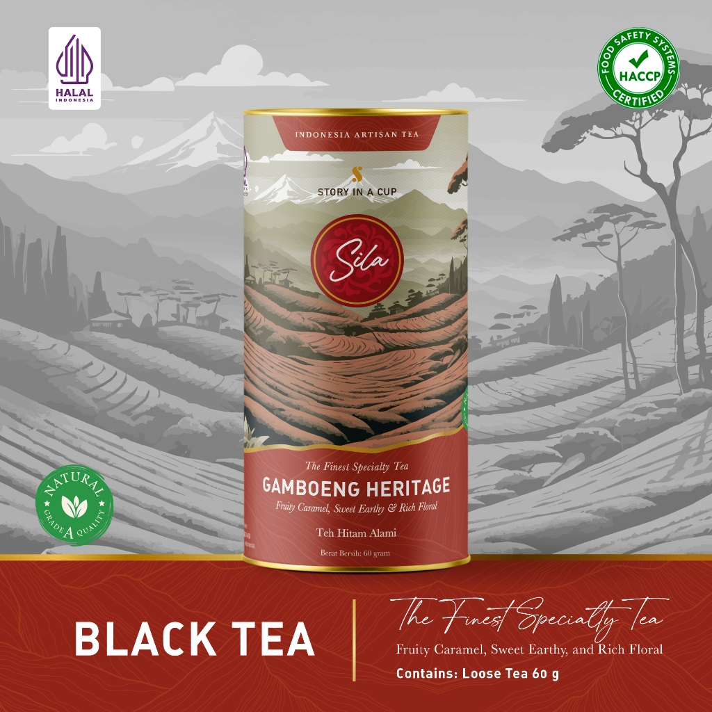 

Sila - Gamboeng Heritage - Pure Specialty - The Finest Series – Canister – Teh Premium – Black Tea
