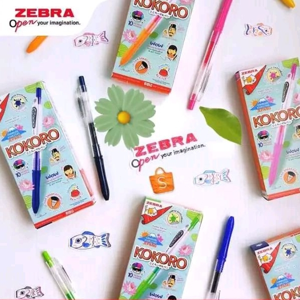 

Zebra Pulpen Kokoro 0.5 1 Lusin / 12 PCS