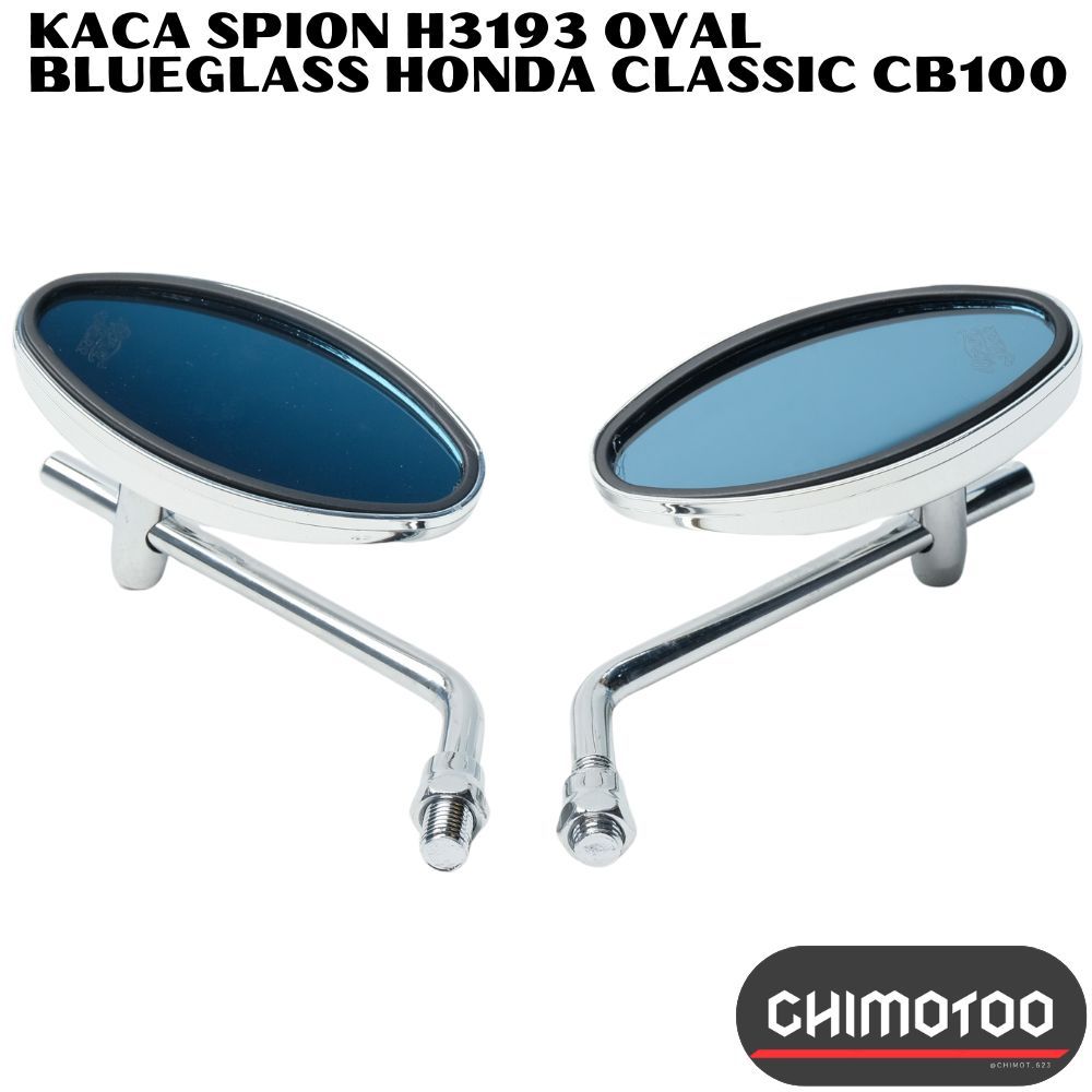Kaca Spion H3193 Oval Blueglass Honda Classic Honda Cb100 Cb100 Gl100 Gl 100