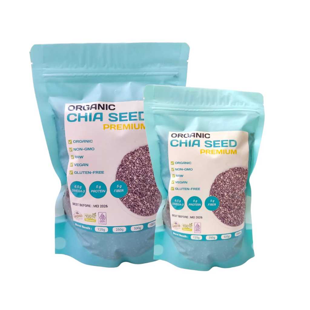 

Chia Seed Organic Premium Grade A 250gram / Original Biji Chia