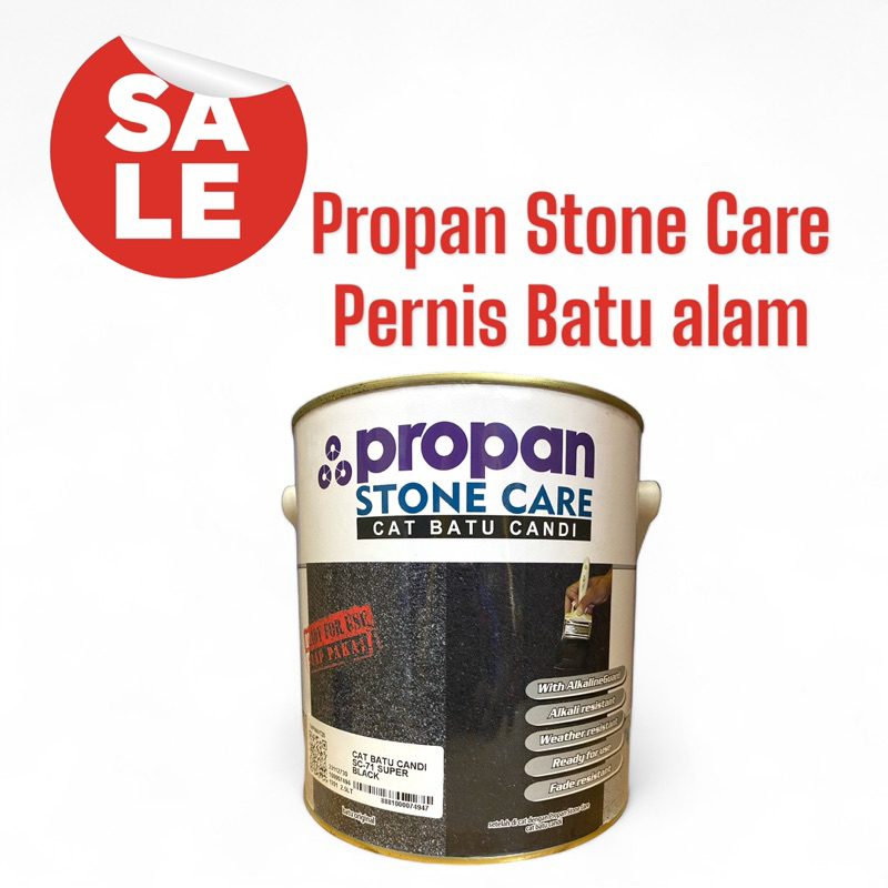 Pernis Batu Alam Propan Stone Care Black/Super Black
